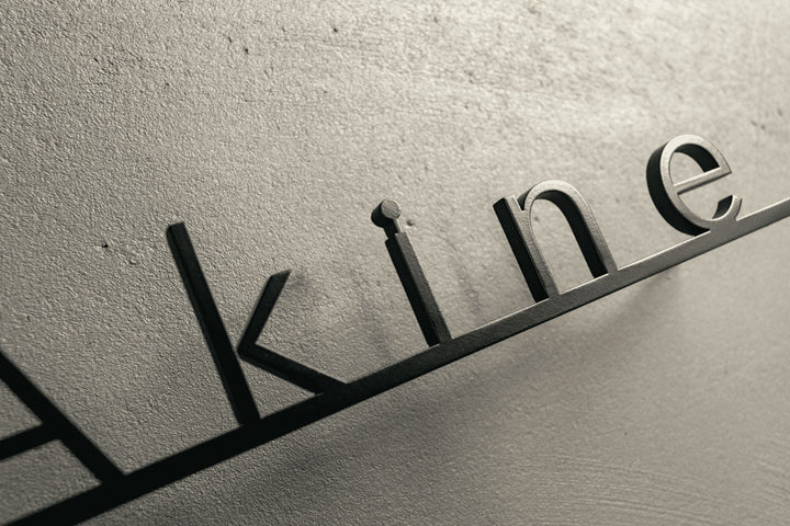 6mm厚ステンレス表札【Avenir】切り文字｜オーダーメイド｜肉厚