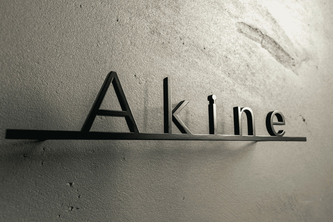 6mm厚ステンレス表札【Avenir】切り文字｜オーダーメイド｜肉厚