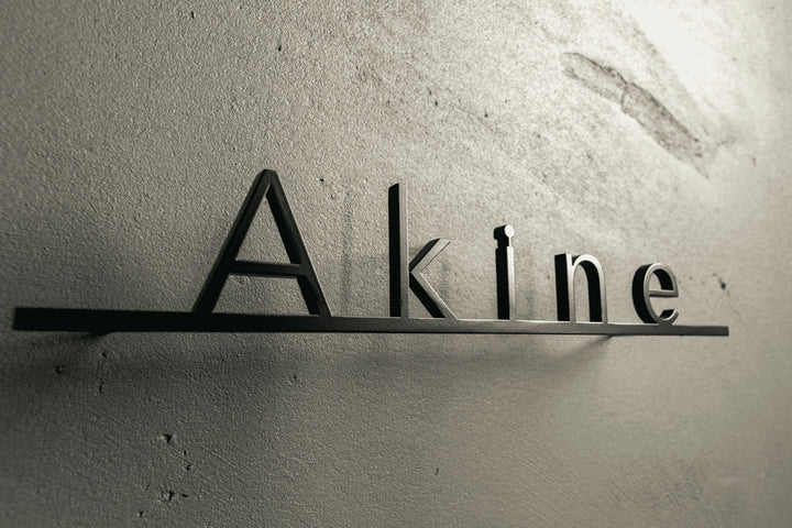 6mm厚ステンレス表札【Avenir】切り文字｜オーダーメイド｜肉厚