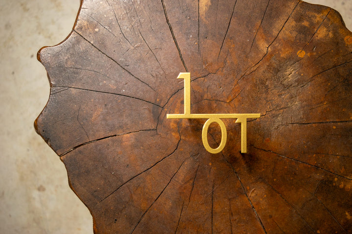 ステンレス製ルームナンバー【RAUM】マンション・集合住宅向け｜番地のみ｜オーダーメイド対応｜複数注文割引あり