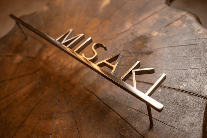 6mm厚 ステンレス表札【Avenir-2】切り文字｜オーダーメイド｜戸建て